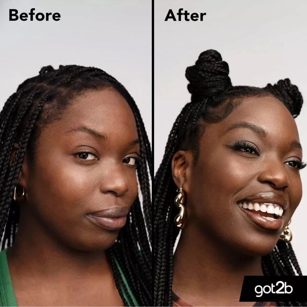 Got2B Glued for Brows & Edges 2 in 1 Wand Gel for Laying Edges NEW Set of 2 - Picture 4 of 5